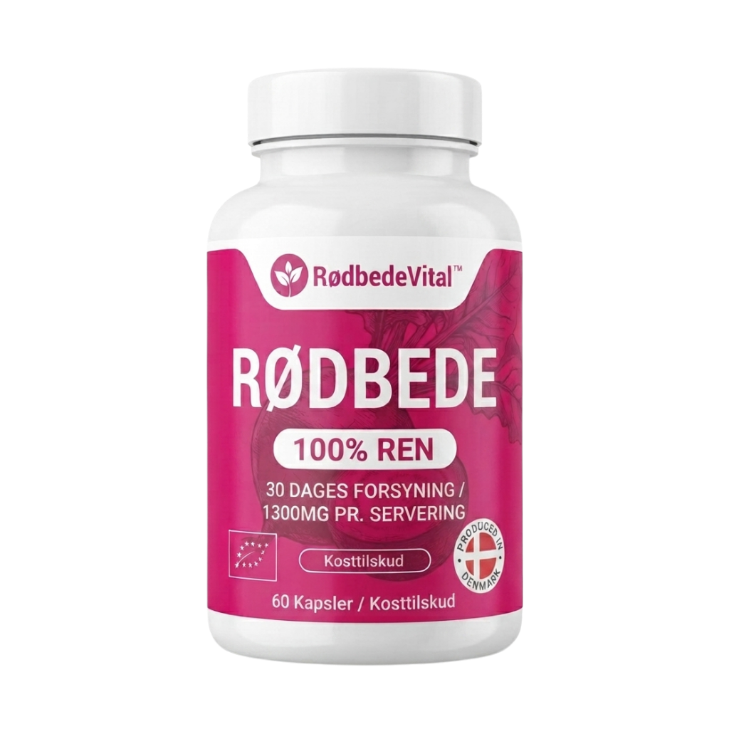 RødbedeVital™ Rødbedekapsler | Daglig støtte til blodcirkulation, energi og ledkomfort